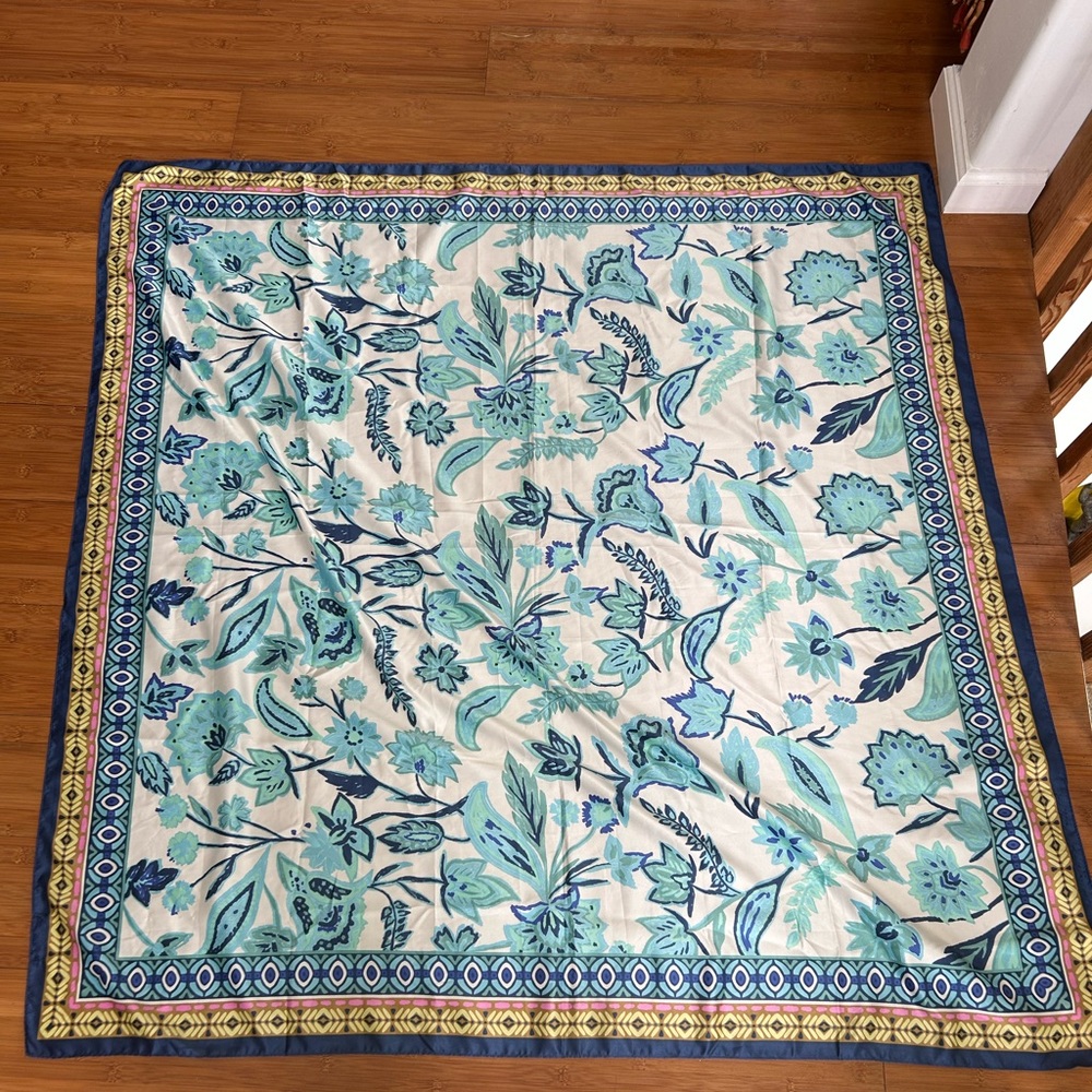 Zara oversized square scarf